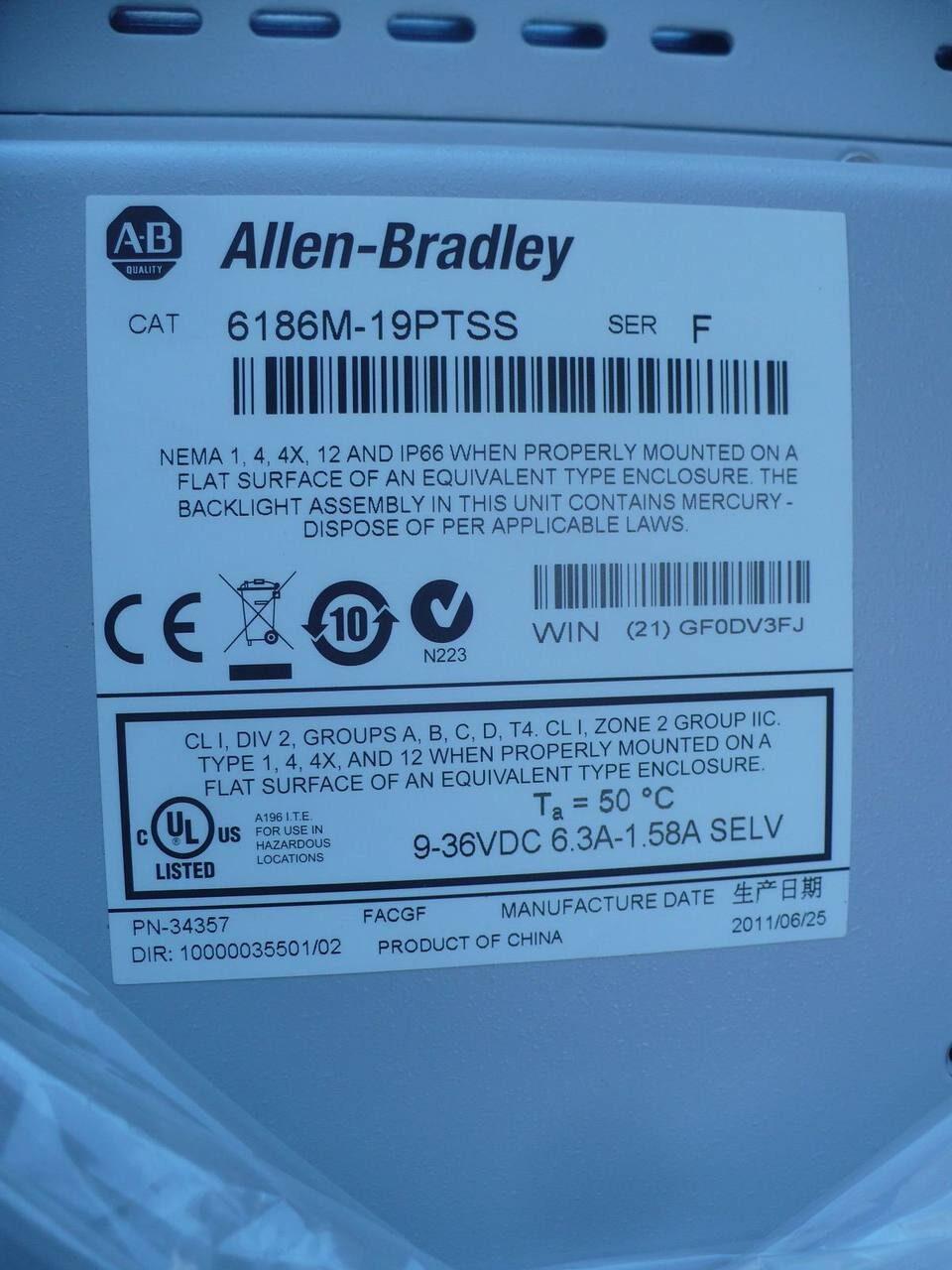 Allen-Bradley Allen-Bradley 6186M-17PN SER G — refurbished automation & control systems thumbnail 7