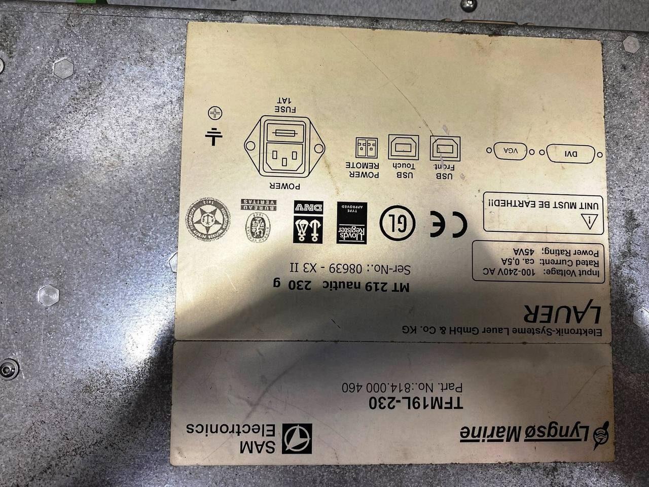 Lyngso Lyngso Marine SAM 19 Inch — refurbished automation & control systems thumbnail 3
