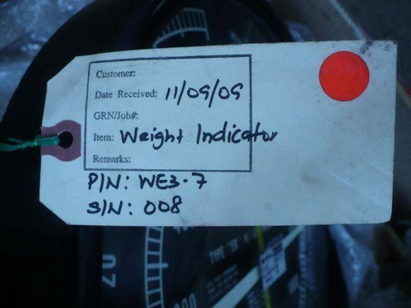 M D TOTKO WEIGHT INDICATOR — refurbished oilfield, rig & drill-ship machinery