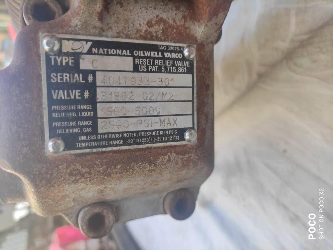 Relief Valve 3 Type C — refurbished oilfield, rig & drill-ship machinery thumbnail 7