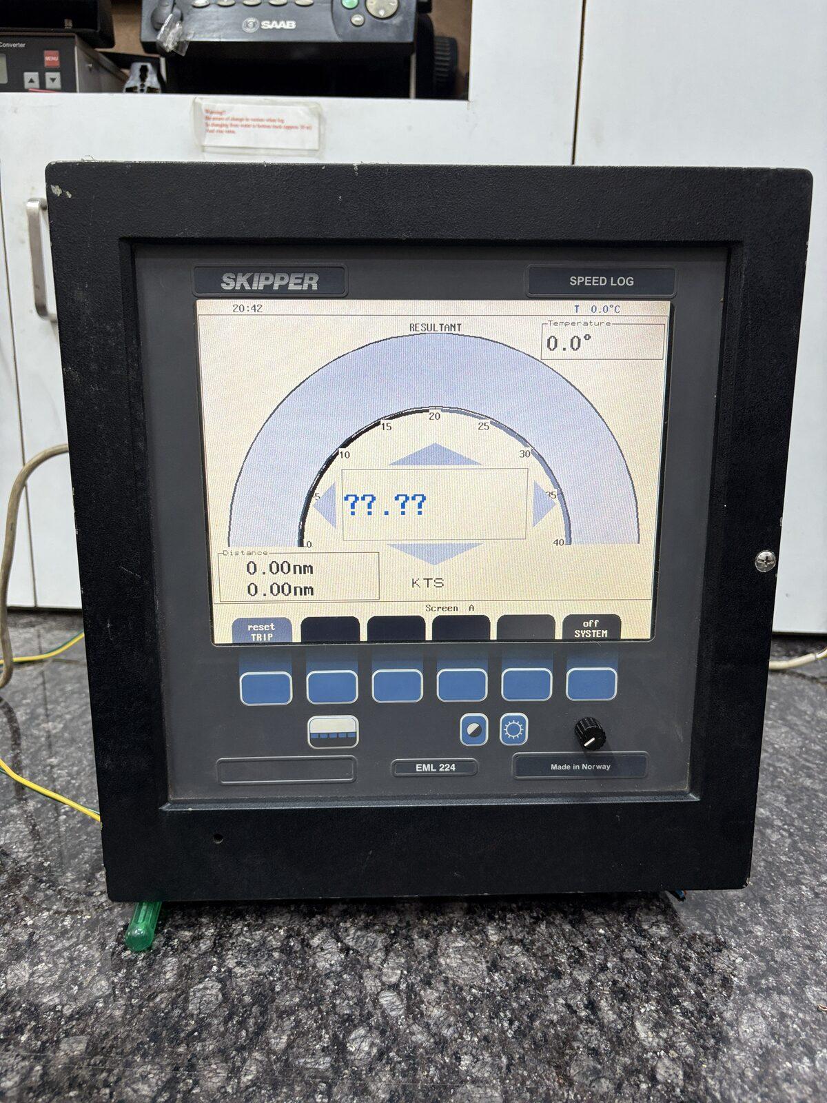 Skipper Speed log Skipper EML224 — refurbished bridge & navigation equipment thumbnail 3