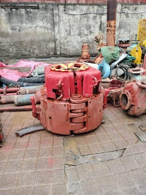 Varco Varco Spider Set with Elevator + Slip 14 inch Capacity 500 Ton SL — refurbished oilfield, rig & drill-ship machinery thumbnail 4