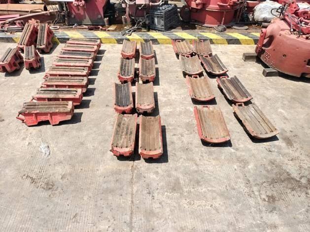 Varco Varco Spider Set with Elevator + Slip 14 inch Capacity 500 Ton SL — refurbished oilfield, rig & drill-ship machinery thumbnail 6