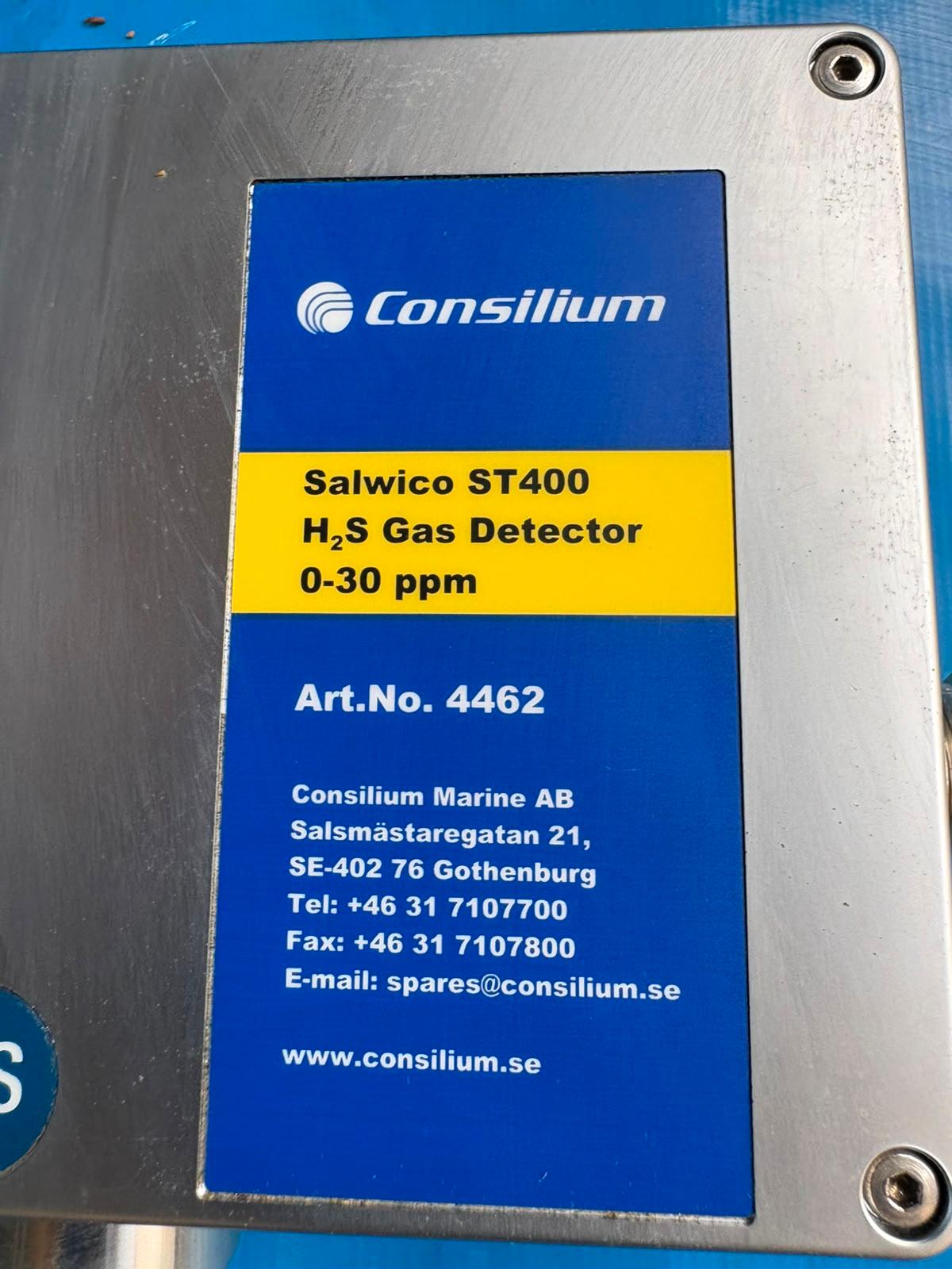 Consilium Consilium Salwico ST400 Gas Detection H2S — refurbished automation & control systems thumbnail 5