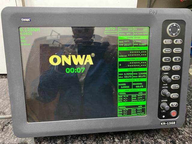 ONWA Radar ONWA KR1568 — refurbished bridge & navigation equipment thumbnail 2