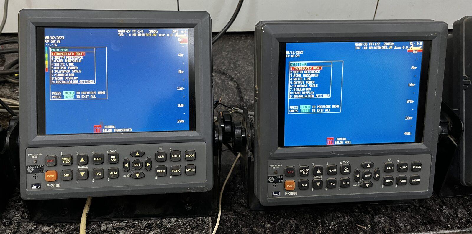 JMC Echo sounder JMC F2000 — refurbished bridge & navigation equipment