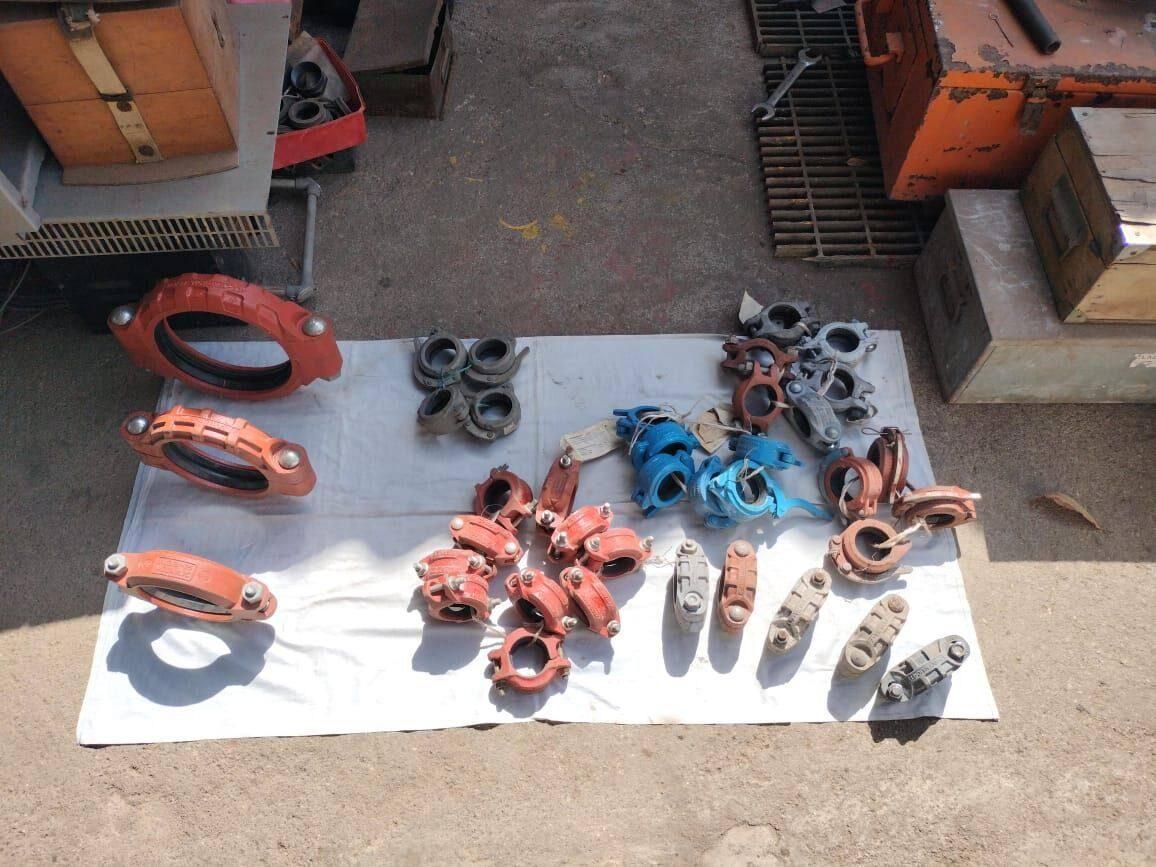 Victaulic Clamp for Desander Cone with Rubber Seal — refurbished oilfield, rig & drill-ship machinery